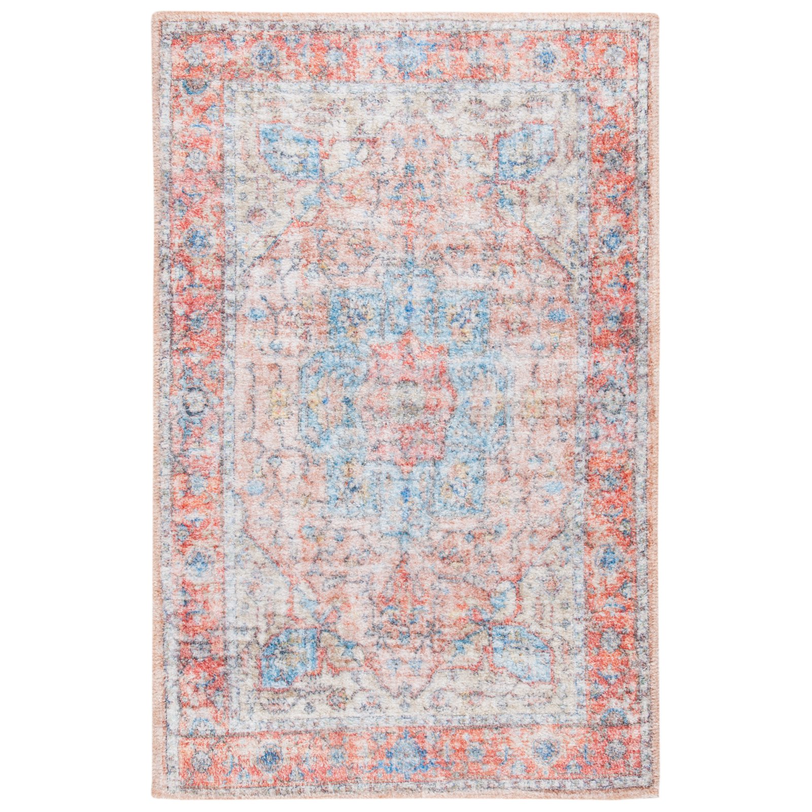 ALAZA Shabby Chic Vintage Floral Area Rug Rugs Mat for Living Room Bedroom 6'x4' 